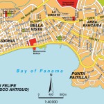 Panama City map