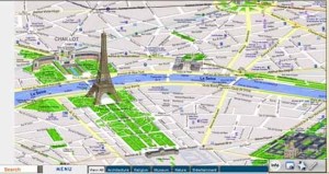 Mapa de París con atracciones turísticas