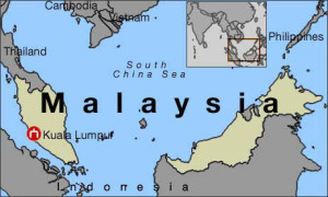 Mapa de Malasia