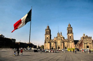 El Zócalo en el DF