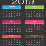 Calendario 2019
