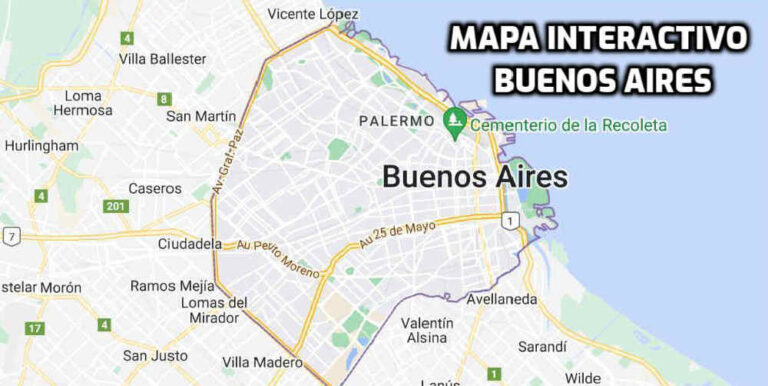 Descubre Buenos Aires Con El Mapa Interactivo Buenos Aires