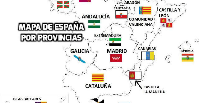 El Mapa de España por provincias El Mapa de España por provincias